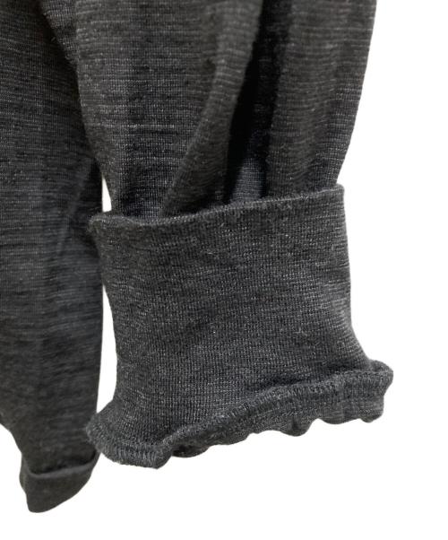 COMOLI（コモリ）COMOLI (コモリ) サマーウール 長袖Tシャツ ブラック サイズ:3の古着・服飾アイテム