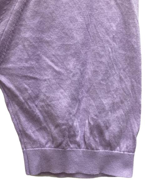 JOHN SMEDLEY（ジョンスメドレー）JOHN SMEDLEY (ジョンスメドレー) ニットポロシャツ パープル サイズ:Ｌの古着・服飾アイテム