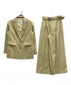 LOVELESSラブレス）の古着「サマーツイードセットアップ」｜イエロー