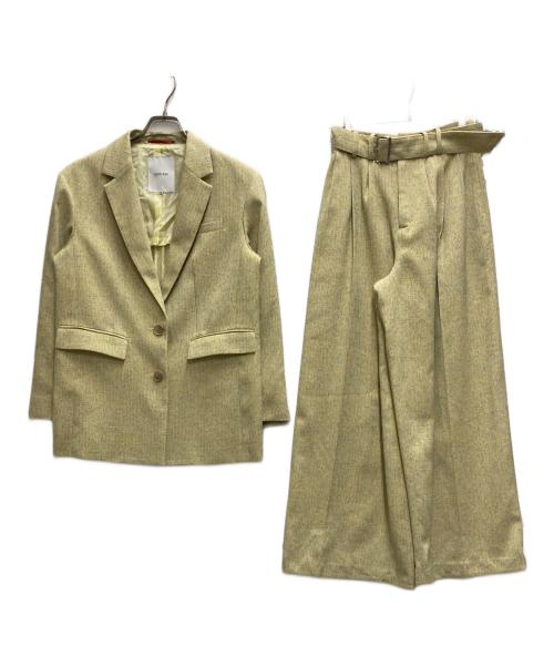 LOVELESS（ラブレス）LOVELESS (ラブレス) サマーツイードセットアップ イエロー サイズ:34の古着・服飾アイテム
