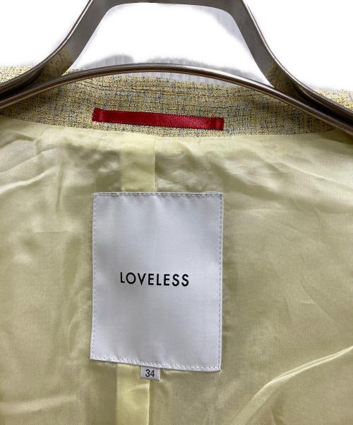 LOVELESS（ラブレス）LOVELESS (ラブレス) サマーツイードセットアップ イエロー サイズ:34の古着・服飾アイテム