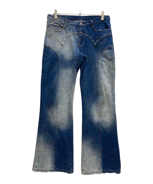 Knuth Marf（クヌースマーフ）Knuth Marf (クヌースマーフ) bell bottom denim pants インディゴ サイズ:Ｓの古着・服飾アイテム