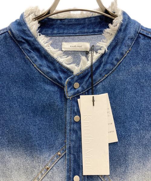 Knuth Marf（クヌースマーフ）Knuth Marf (クヌースマーフ) ウエスタンデニムオーバーシャツ インディゴ サイズ:FREEの古着・服飾アイテム