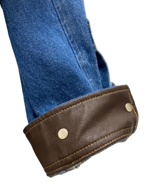 Knuth Marf（クヌースマーフ）Knuth Marf (クヌースマーフ) ウエスタンデニムオーバーシャツ インディゴ サイズ:FREEの古着・服飾アイテム