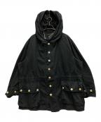 Swedish Armyスウェーデン軍）の古着「M-62 黒染めスノーカモパーカー」｜ブラック