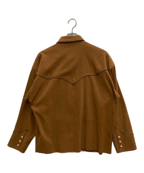 jieda（ジエダ）Jieda (ジエダ) WESTERN SHIRT ブラウン サイズ:1の古着・服飾アイテム