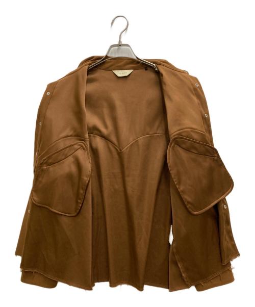 jieda（ジエダ）Jieda (ジエダ) WESTERN SHIRT ブラウン サイズ:1の古着・服飾アイテム