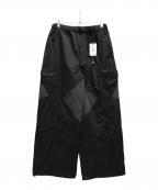 F/CE.エフシーイー）の古着「2.5 LAYER PIN TUCK WIDE TROUSERS」｜ブラック
