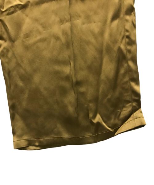 yves salomon（イヴサロモン）YVES SALOMON (イヴサロモン) サテンカーゴパンツ ブラウン サイズ:34の古着・服飾アイテム