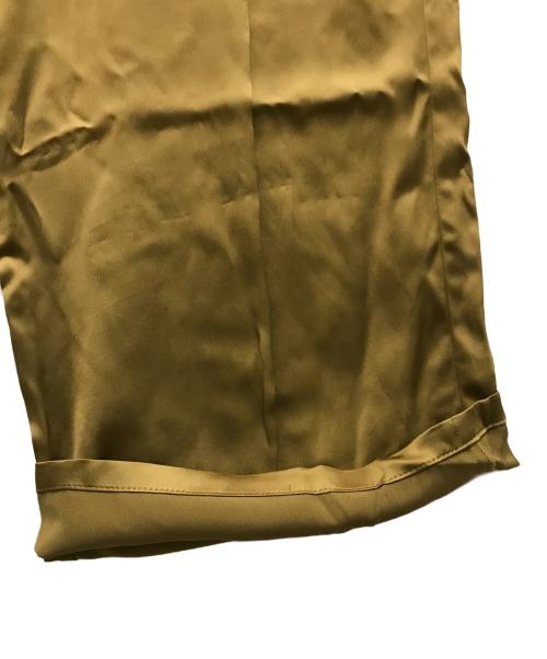 yves salomon（イヴサロモン）YVES SALOMON (イヴサロモン) サテンカーゴパンツ ブラウン サイズ:34の古着・服飾アイテム