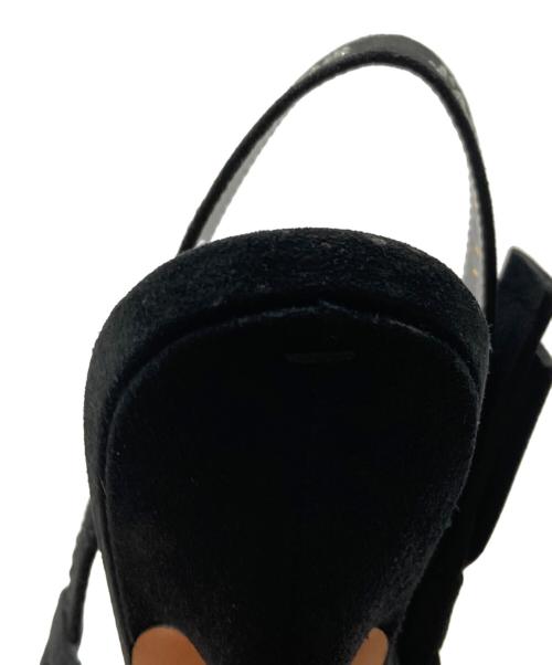 Dior（ディオール）Dior (ディオール) スリングバックパンプス ブラック×ベージュ サイズ:37の古着・服飾アイテム