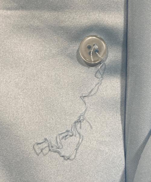 ORIGINAL GUAYABERA（オリジナルグァジャベーラ）ORIGINAL GUAYABERA (オリジナルグァジャベーラ) サテンキューバシャツ ブルー サイズ:XLの古着・服飾アイテム