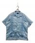 ORIGINAL GUAYABERA（オリジナルグァジャベーラ）の古着「サテンキューバシャツ」｜ブルー