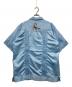 ORIGINAL GUAYABERA (オリジナルグァジャベーラ) サテンキューバシャツ ブルー サイズ:XL：4000円