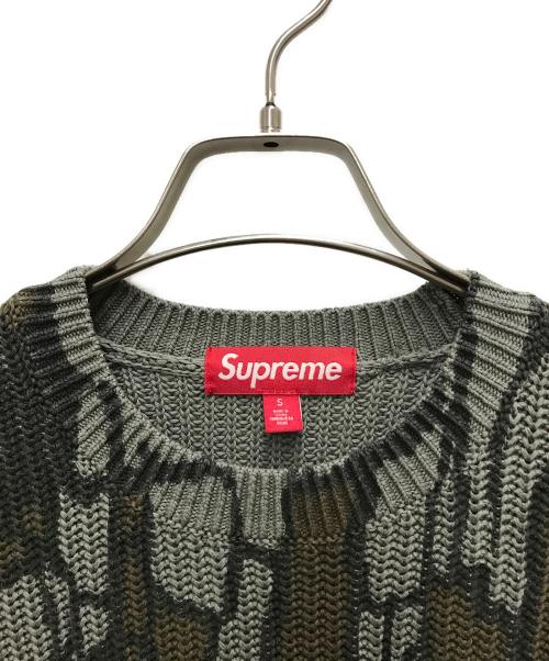 SUPREME（シュプリーム）SUPREME (シュプリーム) Old English Printed Sweater グレー サイズ:Sの古着・服飾アイテム