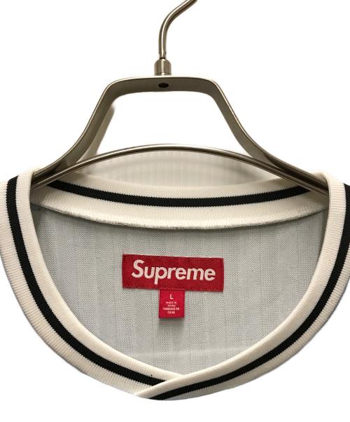 SUPREME（シュプリーム）SUPREME (シュプリーム) Damien Hirst Soccer Jersey ブルー サイズ:Lの古着・服飾アイテム