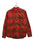 SUPREMEシュプリーム）の古着「Spray Tartan Shirt」｜レッド