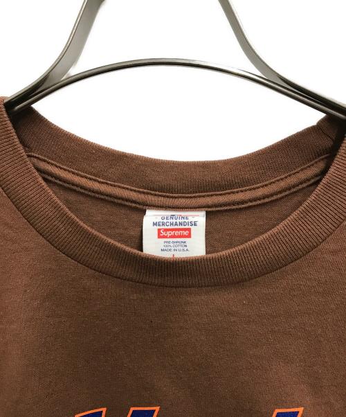 SUPREME（シュプリーム）Supreme (シュプリーム) Teams Tee Mets ブラウン サイズ:Lの古着・服飾アイテム