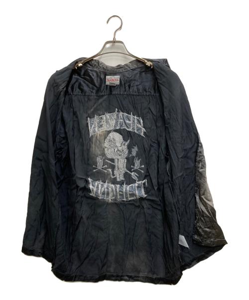KAMIYA（カミヤ）KAMIYA (カミヤ) KAMIYA Red Devil Bowling Shirt ブラック サイズ:Mの古着・服飾アイテム