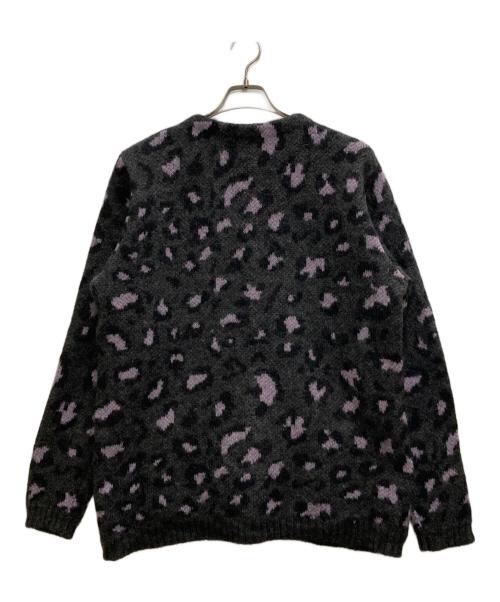 GANGSTERVILLE（ギャングスタービル）GANGSTERVILLE (ギャングスタービル) RISE ABOVE-MOHAIR CARDIGAN グレー サイズ:Ⅼの古着・服飾アイテム