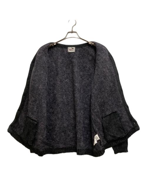 GANGSTERVILLE（ギャングスタービル）GANGSTERVILLE (ギャングスタービル) RISE ABOVE-MOHAIR CARDIGAN グレー サイズ:Ⅼの古着・服飾アイテム