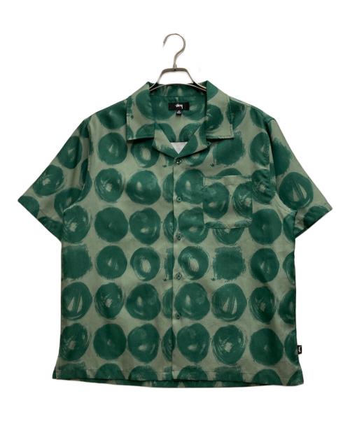 stussy（ステューシー）stussy (ステューシー) HAND DRAWN DOT SHIRT グリーン サイズ:Ｍの古着・服飾アイテム