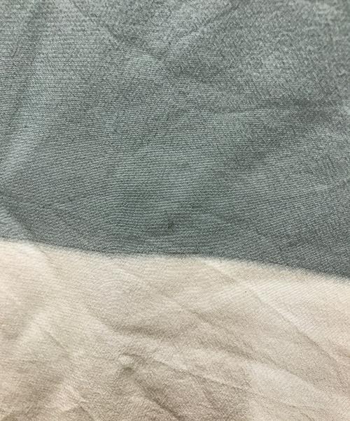 ISSEY MIYAKE（イッセイミヤケ）ISSEY MIYAKE (イッセイミヤケ) 総柄 シルクワンピース ネイビー×ブラウン サイズ:不明の古着・服飾アイテム