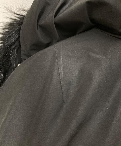 DIESEL（ディーゼル）DIESEL (ディーゼル) ファーフードボンバージャケット ブラック サイズ:XXLの古着・服飾アイテム