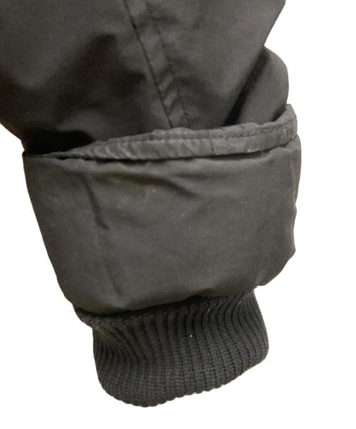 DIESEL（ディーゼル）DIESEL (ディーゼル) ファーフードボンバージャケット ブラック サイズ:XXLの古着・服飾アイテム