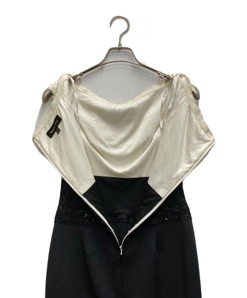 TADASHI SHOJI（タダシ ショージ）TADASHI SHOJI (タダシ ショージ) スパンコールN/Sレースワンピース ホワイトの古着・服飾アイテム
