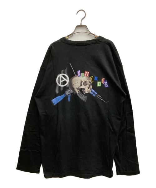 KIDILL（キディル）KIDILL (キディル) Black Flag TEE ブラック サイズ:FREEの古着・服飾アイテム