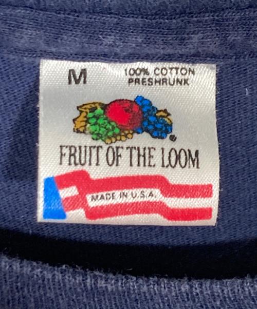 FRUIT OF THE LOOM（フルーツオブザルーム）FRUIT OF THE LOOM (フルーツオブザルーム) 90sプリントTシャツ ネイビー サイズ:Mの古着・服飾アイテム