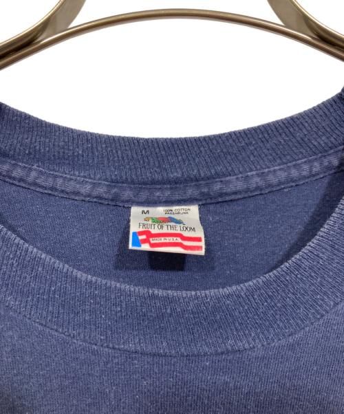 FRUIT OF THE LOOM（フルーツオブザルーム）FRUIT OF THE LOOM (フルーツオブザルーム) 90sプリントTシャツ ネイビー サイズ:Mの古着・服飾アイテム