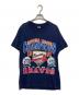 FRUIT OF THE LOOM（フルーツオブザルーム）の古着「90sプリントTシャツ」｜ネイビー