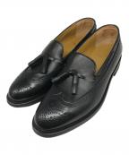 REGALリーガル）の古着「ウイングチップタッセルローファー」｜ブラック