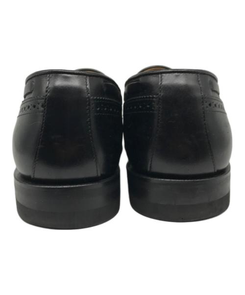 REGAL（リーガル）REGAL (リーガル) ウイングチップタッセルローファー ブラック サイズ:US 8の古着・服飾アイテム