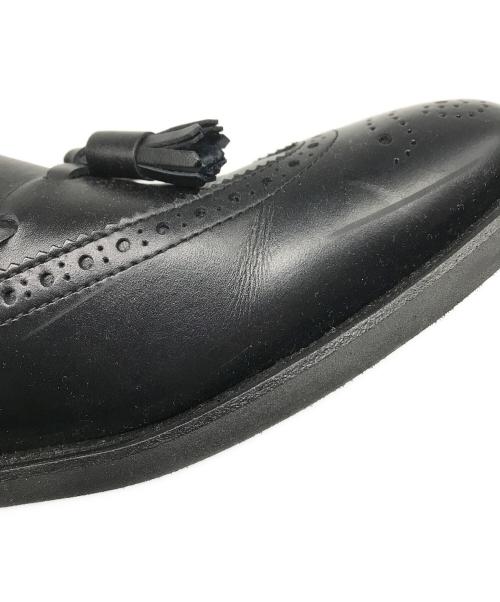 REGAL（リーガル）REGAL (リーガル) ウイングチップタッセルローファー ブラック サイズ:US 8の古着・服飾アイテム