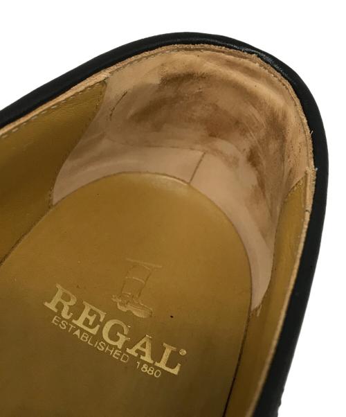 REGAL（リーガル）REGAL (リーガル) ウイングチップタッセルローファー ブラック サイズ:US 8の古着・服飾アイテム