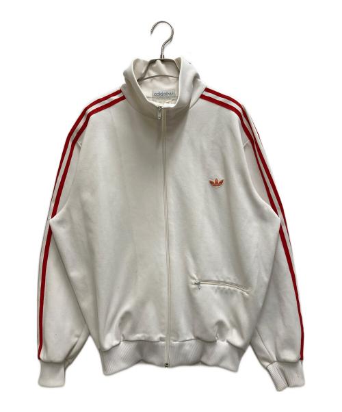 adidas（アディダス）adidas (アディダス) 80sトラックジャケット ホワイト サイズ:Lの古着・服飾アイテム