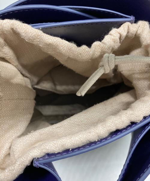 L'Avenir（ラヴェニール）L'Avenir (ラヴェニール) バゲットバッグ ネイビーの古着・服飾アイテム