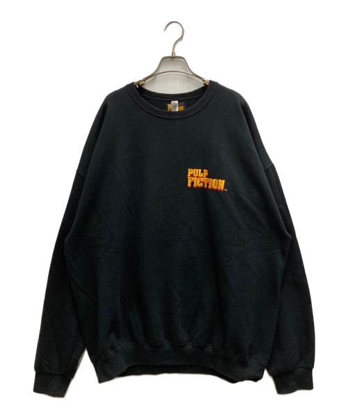 WACKO MARIA（ワコマリア）WACKO MARIA (ワコマリア) PULP FICTION (パルプフィクション) CREW NECK SWEAT ブラック サイズ:2XLの古着・服飾アイテム