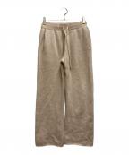 AURALEEオーラリー）の古着「BABY CASHMERE KNIT PANTS」｜ピンク