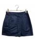 MIU MIU（ミュウミュウ）の古着「ナイロンタックミニスカート」｜ネイビー