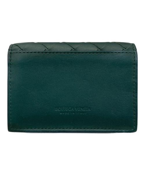 BOTTEGA VENETA（ボッテガベネタ）BOTTEGA VENETA (ボッテガベネタ) イントレチャートビジネスカードケース グリーンの古着・服飾アイテム