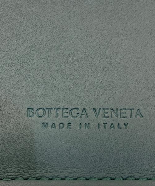 BOTTEGA VENETA（ボッテガベネタ）BOTTEGA VENETA (ボッテガベネタ) イントレチャートビジネスカードケース グリーンの古着・服飾アイテム