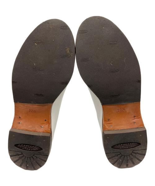 tricot COMME des GARCONS（トリココムデギャルソン）tricot COMME des GARCONS (トリココムデギャルソン) オープンフラットレザーシューズ ホワイト サイズ:22.5cmの古着・服飾アイテム