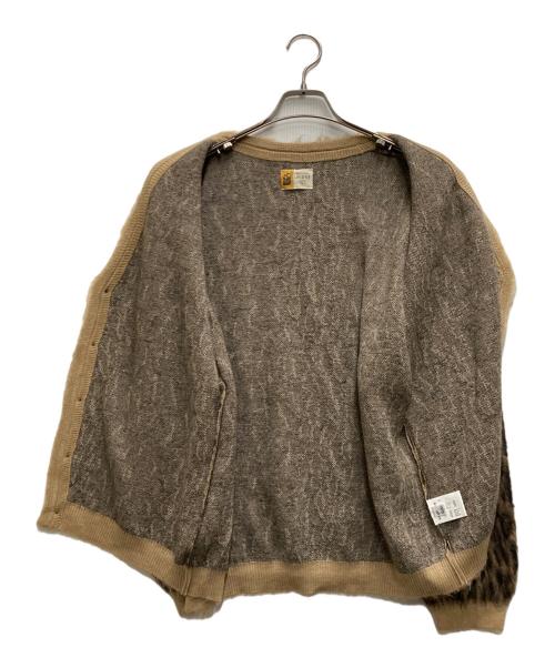 SAINT MICHAEL（セントマイケル）SAINT MICHAEL (セントマイケル) MOHAIR CARDIGAN LEOPARD ブラウン サイズ:Ⅼの古着・服飾アイテム
