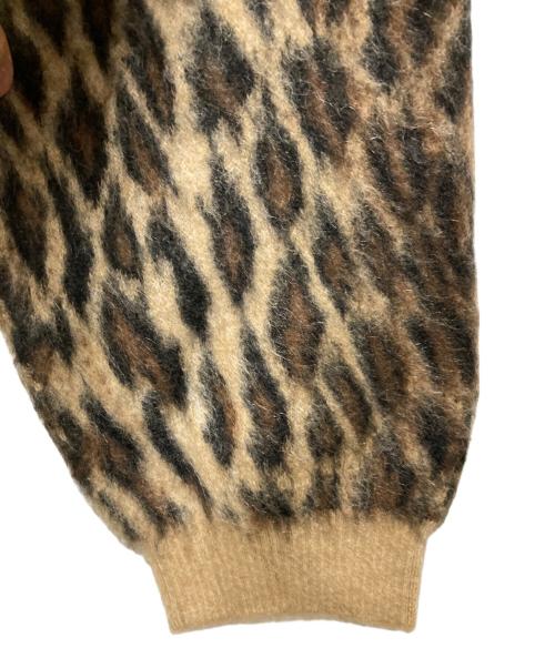 SAINT MICHAEL（セントマイケル）SAINT MICHAEL (セントマイケル) MOHAIR CARDIGAN LEOPARD ブラウン サイズ:Ⅼの古着・服飾アイテム