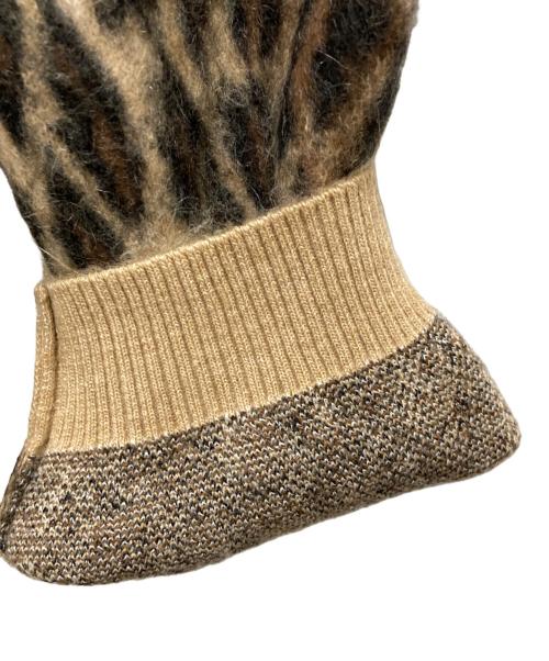 SAINT MICHAEL（セントマイケル）SAINT MICHAEL (セントマイケル) MOHAIR CARDIGAN LEOPARD ブラウン サイズ:Ⅼの古着・服飾アイテム