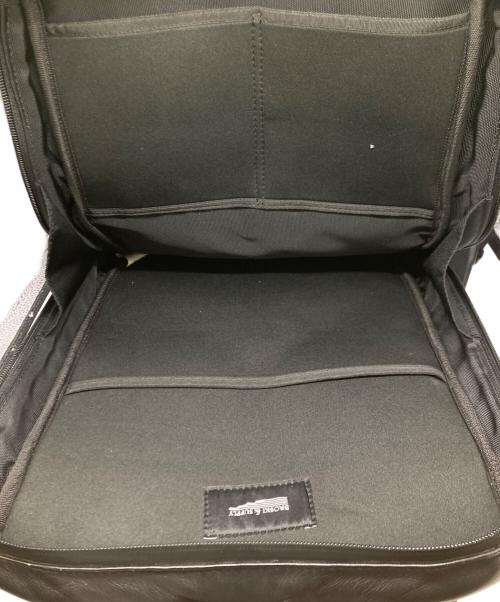 BROSKI and SUPPLY（ブロスキーアンドサプライ）BROSKI AND SUPPLY (ブロスキーアンドサプライ) HUB5 ビジネスレザーリュック ブラックの古着・服飾アイテム